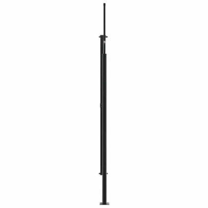 Copertină Laterală Retractabilă - Negru 200x500 cm | Livrare Gratuită