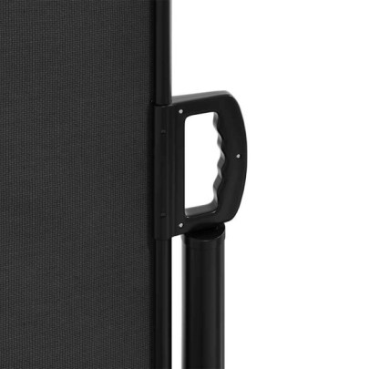 Copertină Laterală Retractabilă - Negru 200x500 cm | Livrare Gratuită