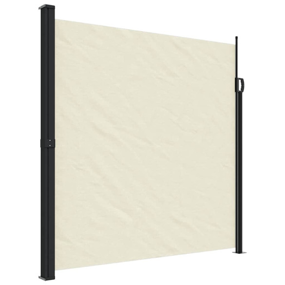 Copertină Laterală Retractabilă Crem 200x500 cm | Livrare Gratuită