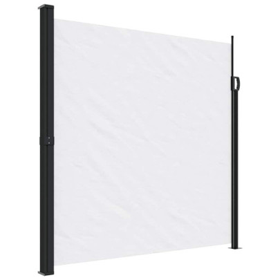Copertină Laterală Retractabilă - Alb - 200x500 cm | Livrare Gratuită