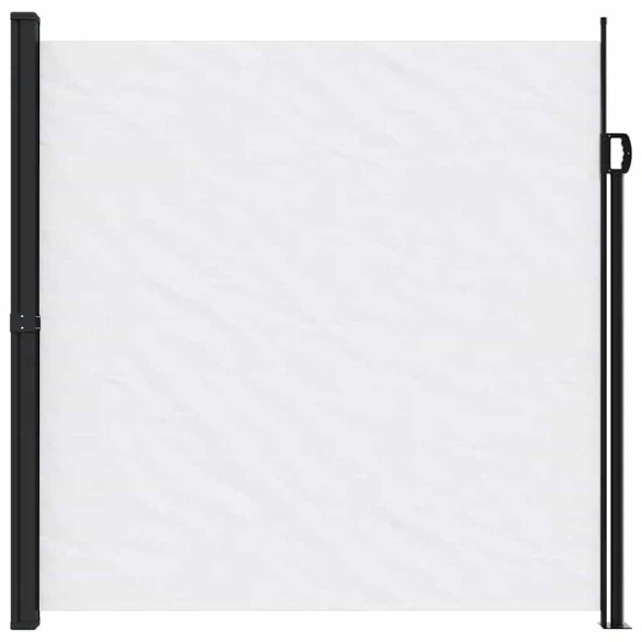Copertină Laterală Retractabilă - Alb - 200x500 cm | Livrare Gratuită