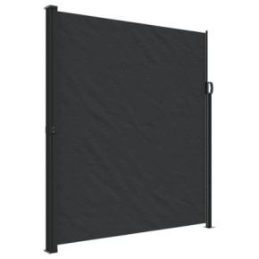 Copertină Laterală Retractabilă 220x500 cm - Negru | Livrare Gratuită 2