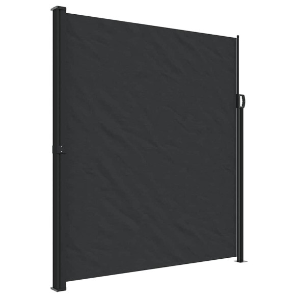 Copertină Laterală Retractabilă 220x500 cm - Negru | Livrare Gratuită
