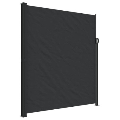 Copertină Laterală Retractabilă 220x500 cm - Negru | Livrare Gratuită