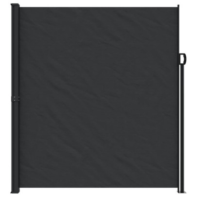 Copertină Laterală Retractabilă 220x500 cm - Negru | Livrare Gratuită