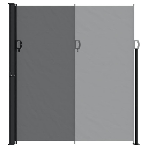 Copertină Laterală Retractabilă 220x500 cm - Negru | Livrare Gratuită
