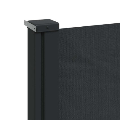 Copertină Laterală Retractabilă 220x500 cm - Negru | Livrare Gratuită