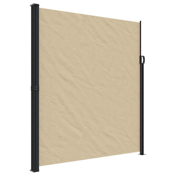 Copertină Laterală Retractabilă Bej 220x500 cm | Livrare Gratuită