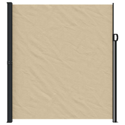 Copertină Laterală Retractabilă Bej 220x500 cm | Livrare Gratuită