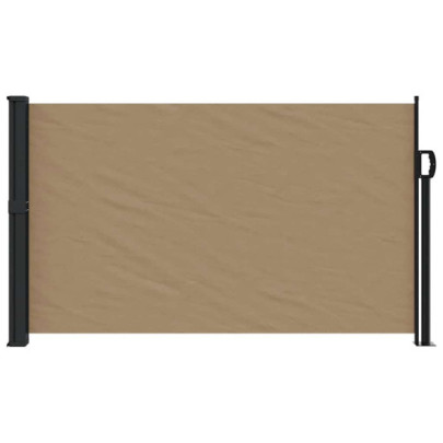Copertină Laterală Retractabilă Gri Taupe 120x600 cm | Livrare Gratuită
