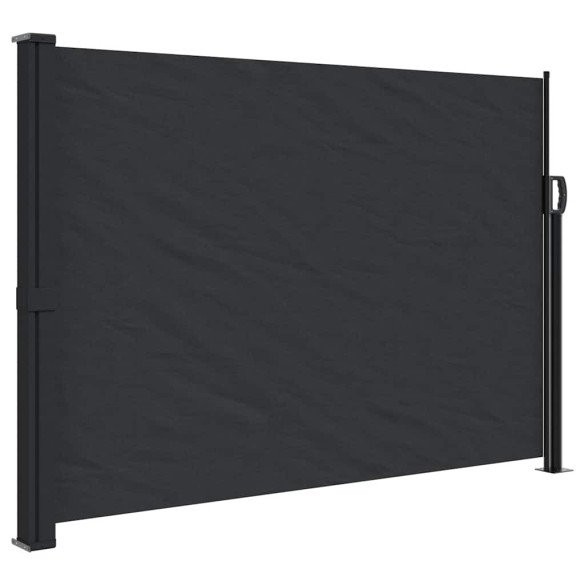Copertină Laterală Retractabilă - Negru 140x600 cm | Livrare Gratuită