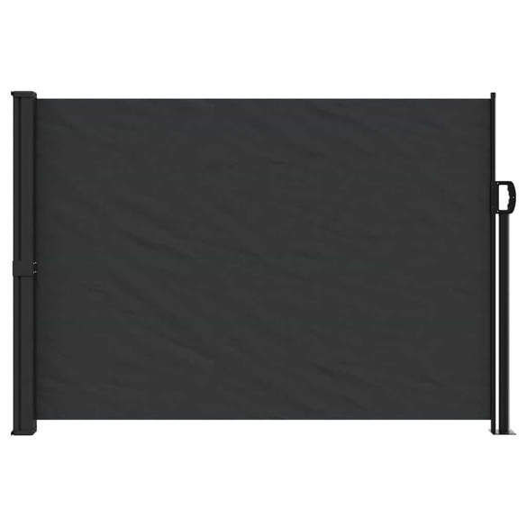Copertină Laterală Retractabilă - Negru 140x600 cm | Livrare Gratuită