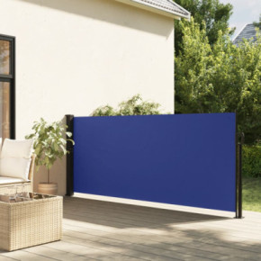 Copertină Laterală Retractabilă - Albastru - 140x600 cm