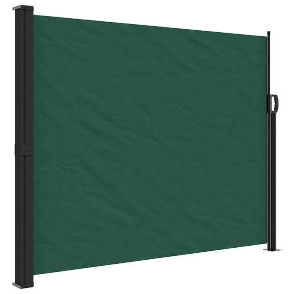 Copertină Laterală Retractabilă Verde - 160x600 cm | Livrare Gratuită