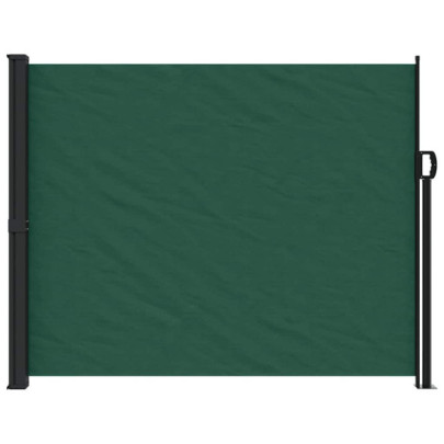 Copertină Laterală Retractabilă Verde - 160x600 cm | Livrare Gratuită