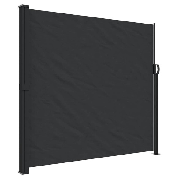 Copertină Laterală Retractabilă - Negru 180x600 cm | Livrare Gratuită