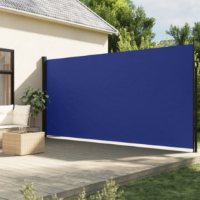 Copertină Laterală Retractabilă Albastră 200x600 cm | Livrare Gratuită