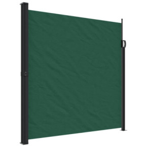 Copertină Laterală Retractabilă Verde - 200x600 cm | Livrare Gratuită 2