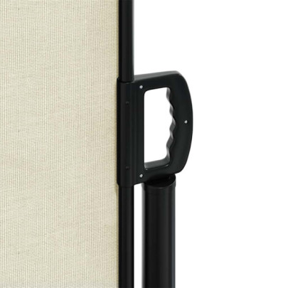 Copertină Laterală Retractabilă Crem 220x600 cm | Livrare Gratuită