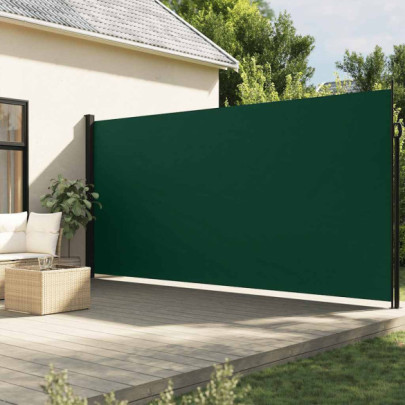 Copertină Laterală Retractabilă Verde - 220x600 cm | Livrare Gratuită