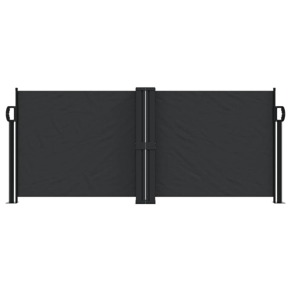 Copertină Laterală Retractabilă - Negru - 100x600 cm