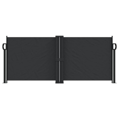 Copertină Laterală Retractabilă - Negru - 100x600 cm