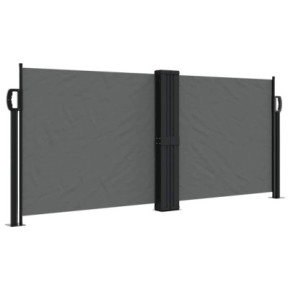 Copertină Laterală Retractabilă Antracit 100x600 cm | Livrare Gratuită 2