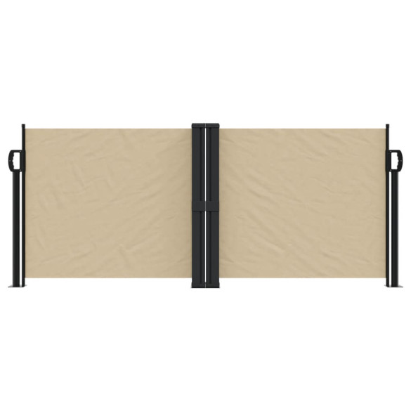 Copertină Laterală Retractabilă Bej 100x600 cm | Livrare Gratuită