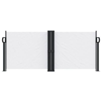 Copertină Laterală Retractabilă - Alb - 100x600 cm | Livrare Gratuită
