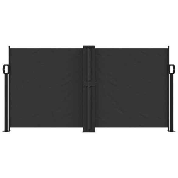 Copertină Laterală Retractabilă - Negru 120x600 cm | Livrare Gratuită