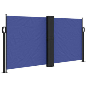 Copertină laterală retractabilă albastră - 120x600 cm 2