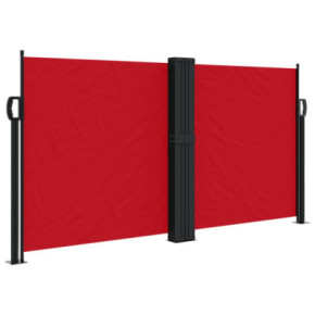 Copertină Laterală Retractabilă Roșie - 120x600 cm | Livrare Gratuită 2