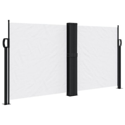 Copertină Laterală Retractabilă - Alb - 120x600 cm | Livrare Gratuită