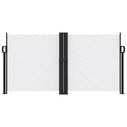 Copertină Laterală Retractabilă - Alb - 120x600 cm | Livrare Gratuită