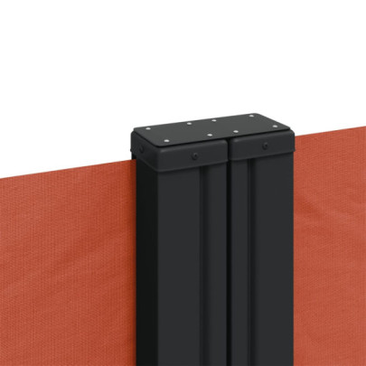 Copertină Laterală Retractabilă Teracotă 120x600 cm | Livrare Gratuită
