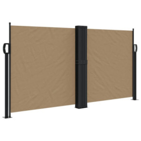 Copertină Laterală Retractabilă Gri Taupe 120x600 cm 2