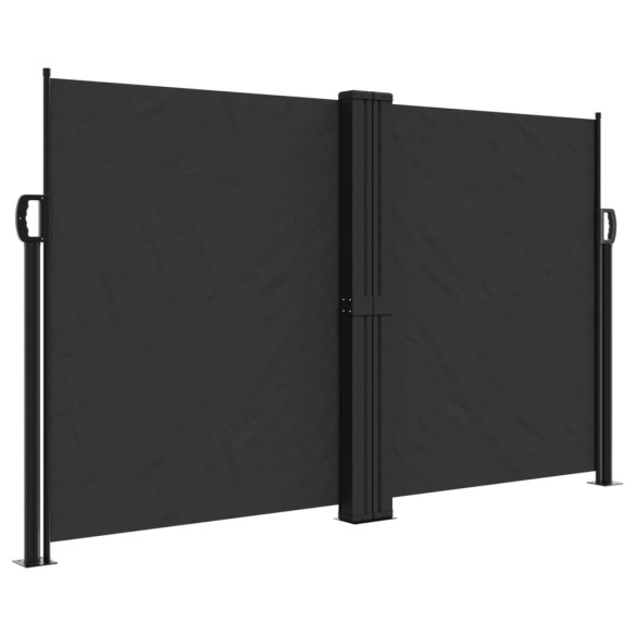 Copertină Laterală Retractabilă - Negru 140x600 cm | Livrare Gratuită