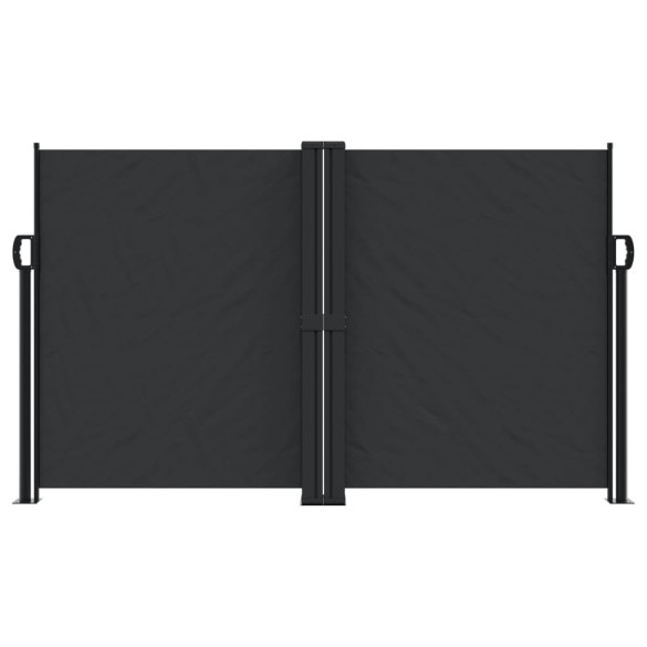 Copertină Laterală Retractabilă - Negru 140x600 cm | Livrare Gratuită