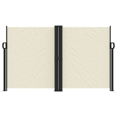 Copertină Laterală Retractabilă Crem - 140x600 cm | Livrare Gratuită