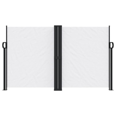 Copertină Laterală Retractabilă - Alb - 140x600 cm | Livrare Gratuită