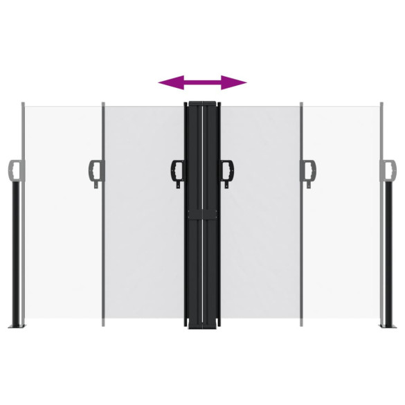 Copertină Laterală Retractabilă - Alb - 140x600 cm | Livrare Gratuită