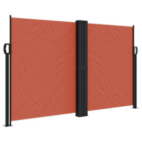 Copertină Laterală Retractabilă Teracotă 140x600 cm 2