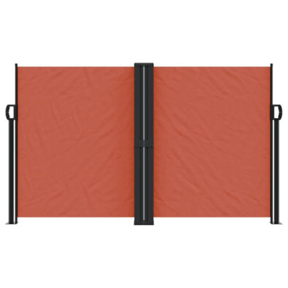 Copertină Laterală Retractabilă Teracotă 140x600 cm