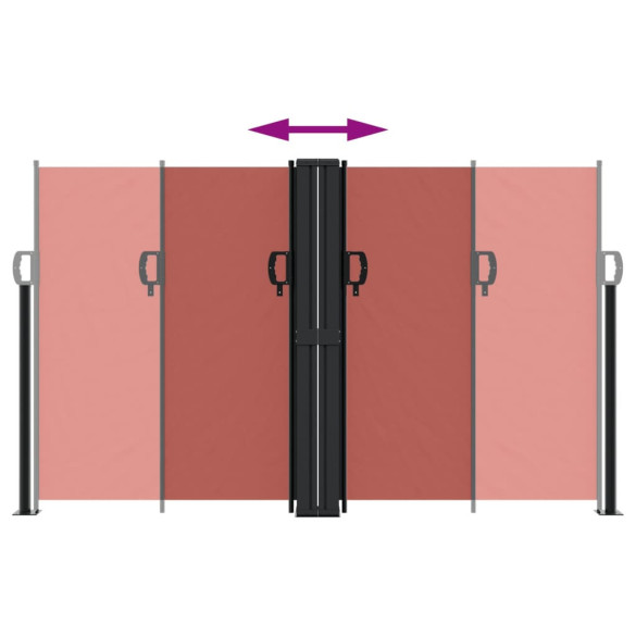 Copertină Laterală Retractabilă Teracotă 140x600 cm