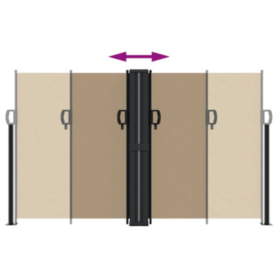 Copertină Laterală Retractabilă - Protecție UV și Intimitate