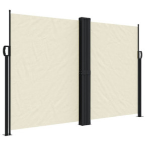 Copertină Laterală Retractabilă Crem 160x600 cm | Livrare Gratuită 2