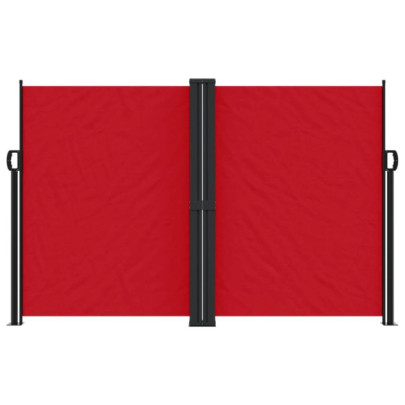 Copertină Laterală Retractabilă Roșie - 160x600 cm
