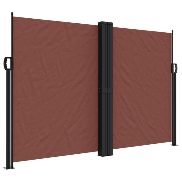 Copertină Laterală Retractabilă Maro 160x600 cm | Livrare Gratuită Copertină Laterală Retractabilă Maro 160x600 cm | Livrare Gratuită