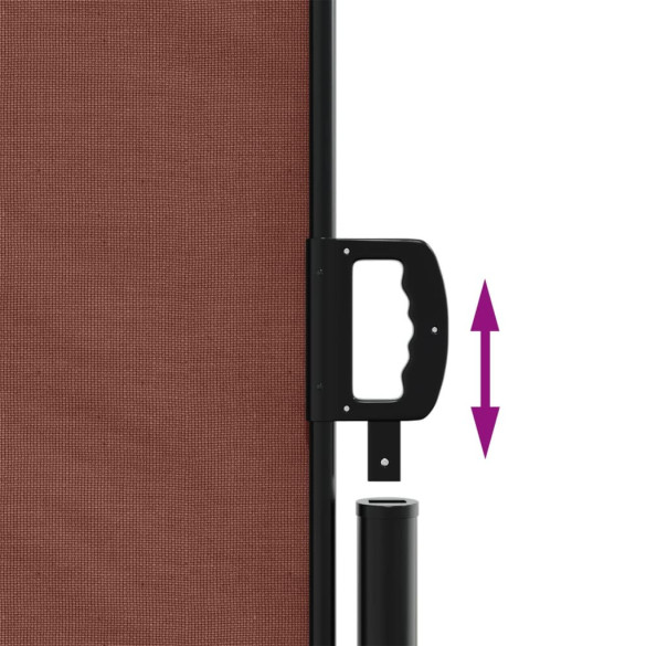Copertină Laterală Retractabilă Maro 160x600 cm | Livrare Gratuită Copertină Laterală Retractabilă Maro 160x600 cm | Livrare Gratuită