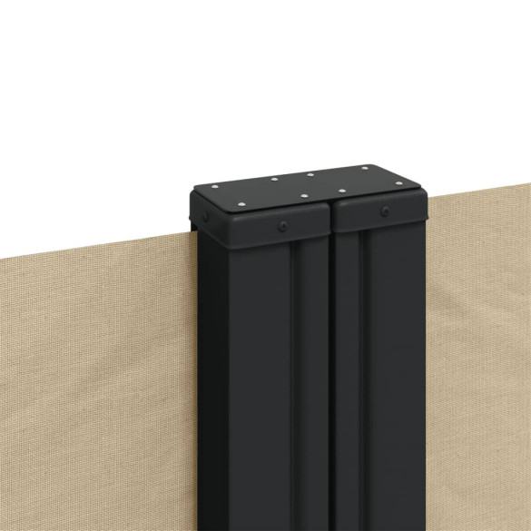 Copertină Laterală Retractabilă Bej 160x600 cm | Livrare Gratuită